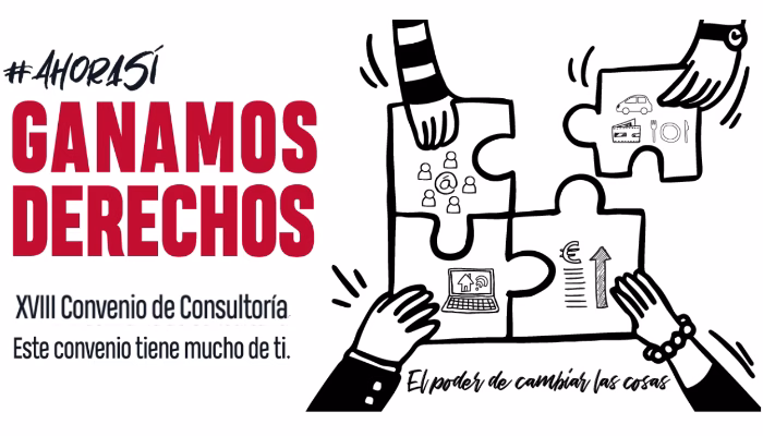 CCOO: El pasado martes, 25 de abril, firmamos el Convenio de consultoría, hoy, os presentamos lo acordado