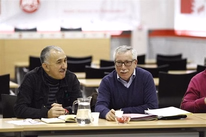 Pepe Álvarez e Ignacio Fernández Toxo